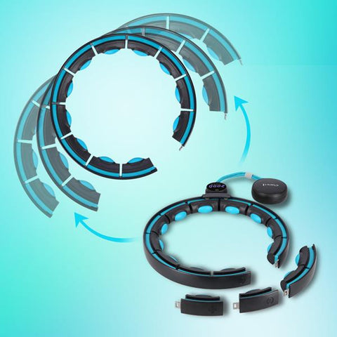 Cerc Hula Hoop Magnetic cu Greutate si Contor HMS Cerc Hula Hoop Magnetic cu Greutate si Contor HMS
