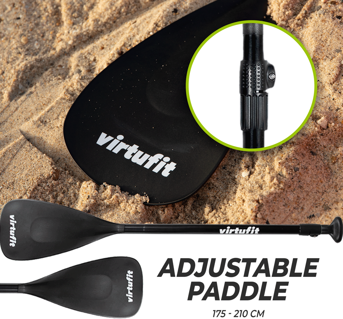 VirtuFit Supboard Ocean 275 - Verde - Cu accesorii si geanta de transport