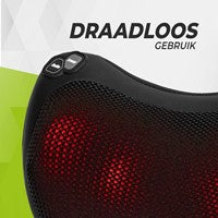 Perna de masaj VirtuFit fara fir pentru gat Pro Perna de masaj VirtuFit fara fir pentru gat Pro
