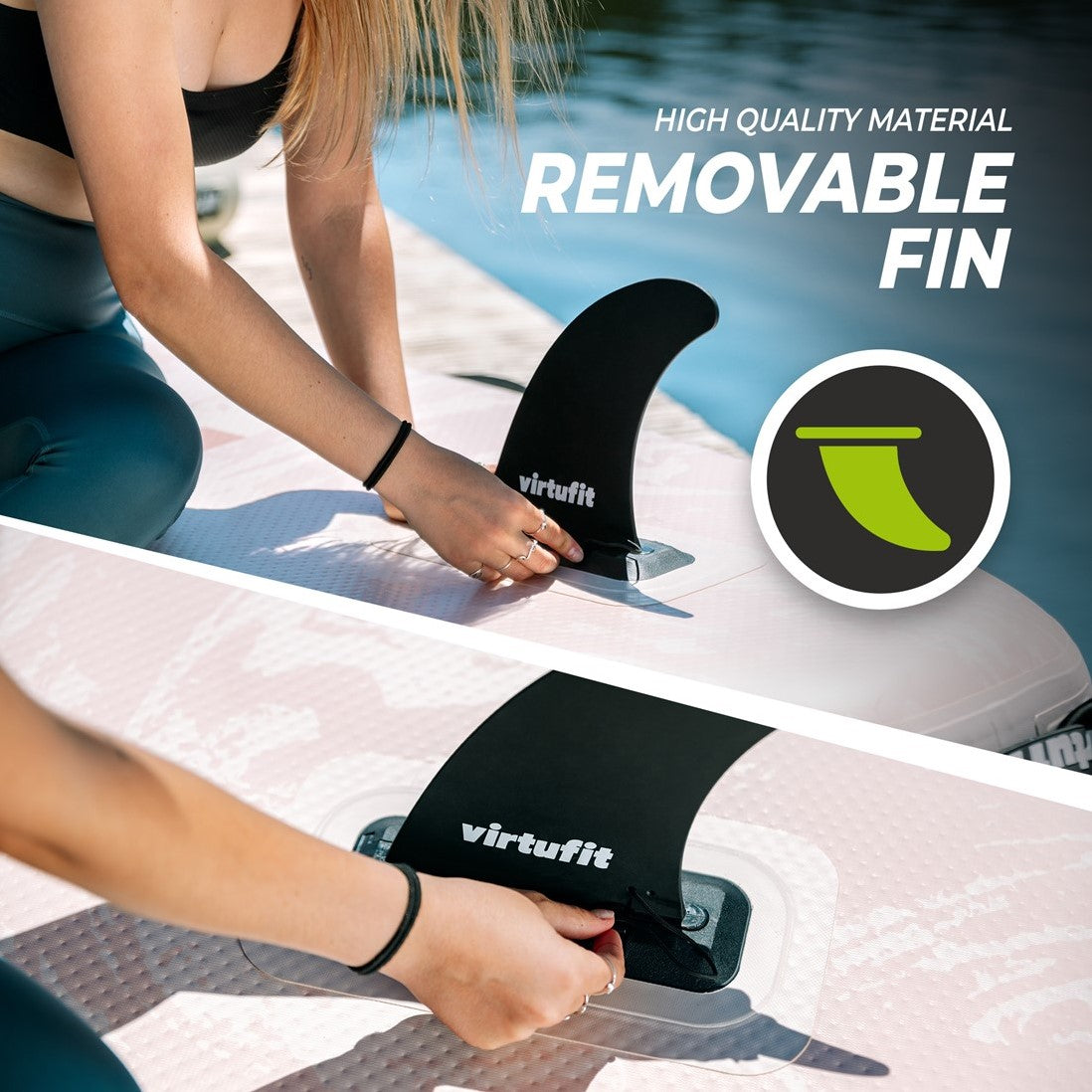Supboard Virtufit Cruiser 305 - Negru