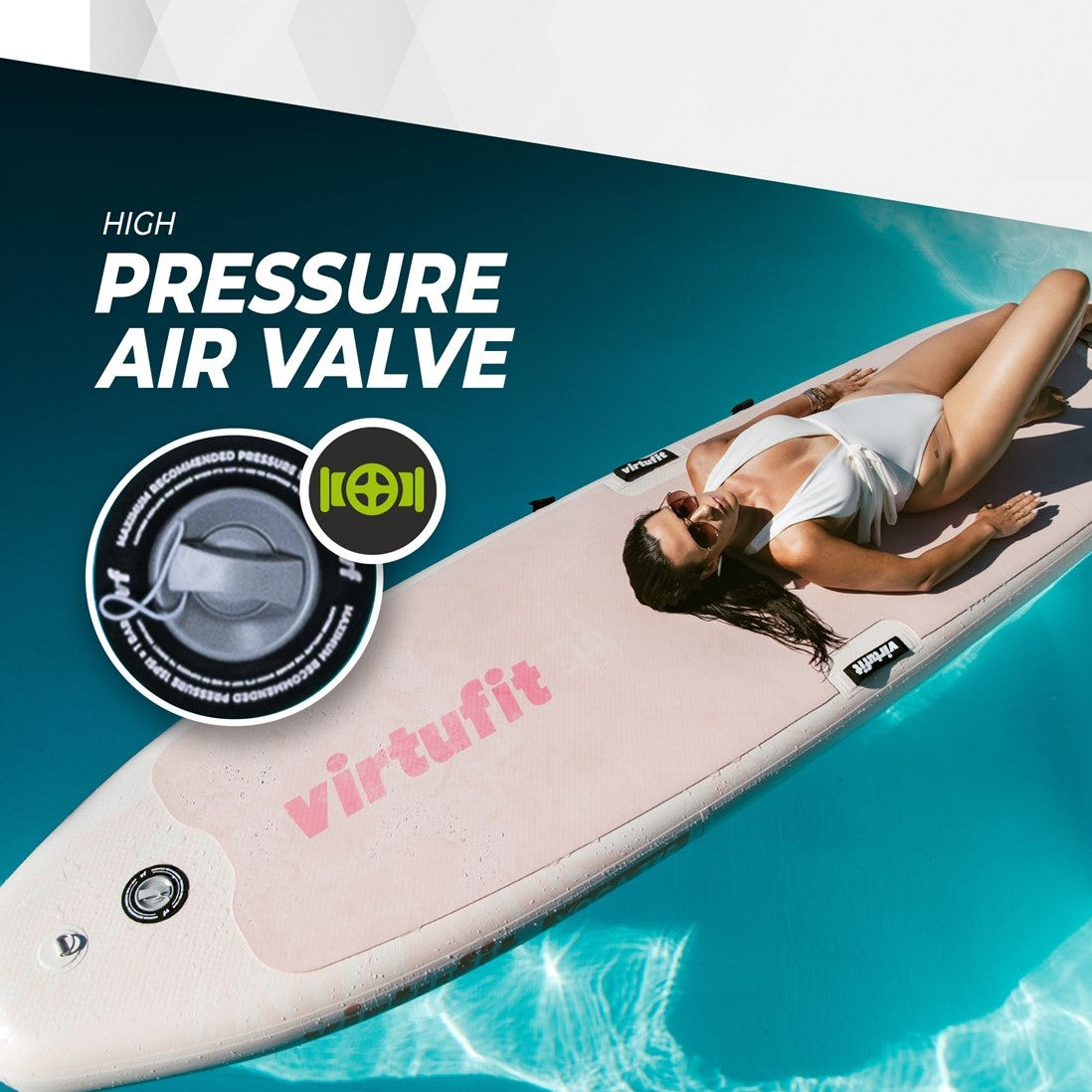 Supboard Virtufit Cruiser 305 - Negru