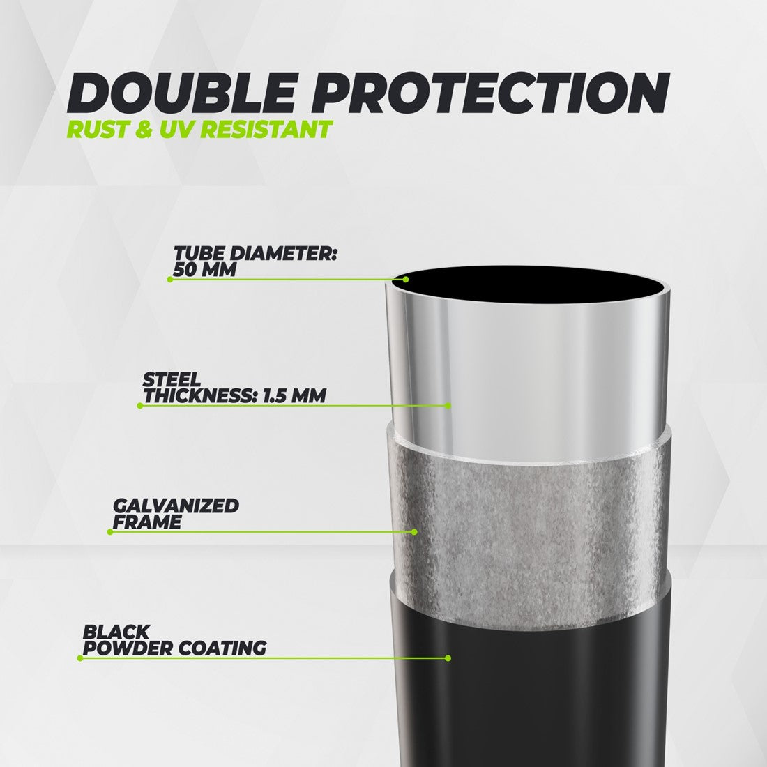 Trambulina copii VirtuFit PREMIUM Dreptunghiulara 244 x 366 cm