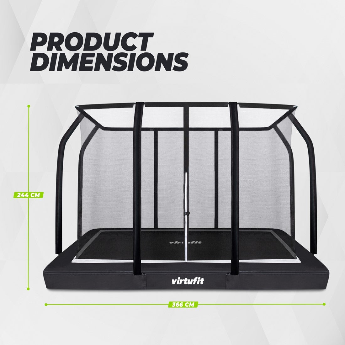 Trambulina Inground VirtuFit Premium - 244 x 366 cm