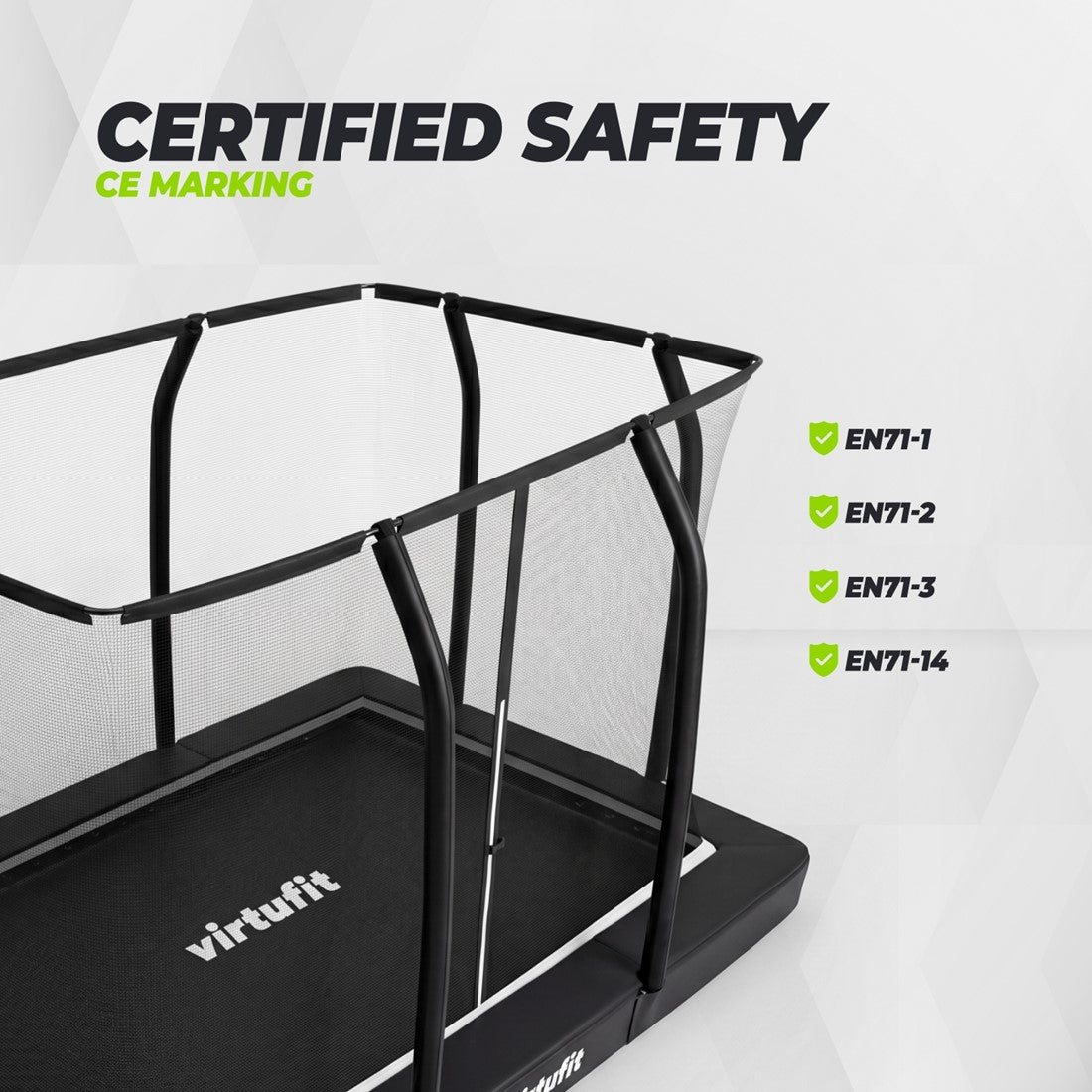 Trambulina Inground VirtuFit Premium - 244 x 366 cm