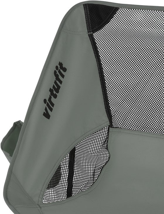 Scaun de camping/plaja VirtuFit Compact - Gri