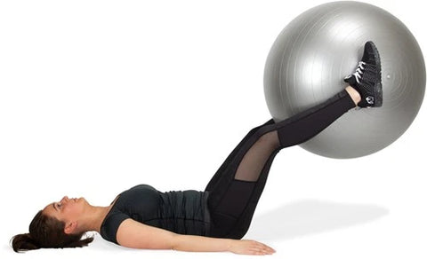 Minge gonflabila fitness cu pompa VirtuFit Anti-Burst Pro - Gri - 75 cm Minge gonflabila fitness cu pompa VirtuFit Anti-Burst Pro - Gri - 75 cm