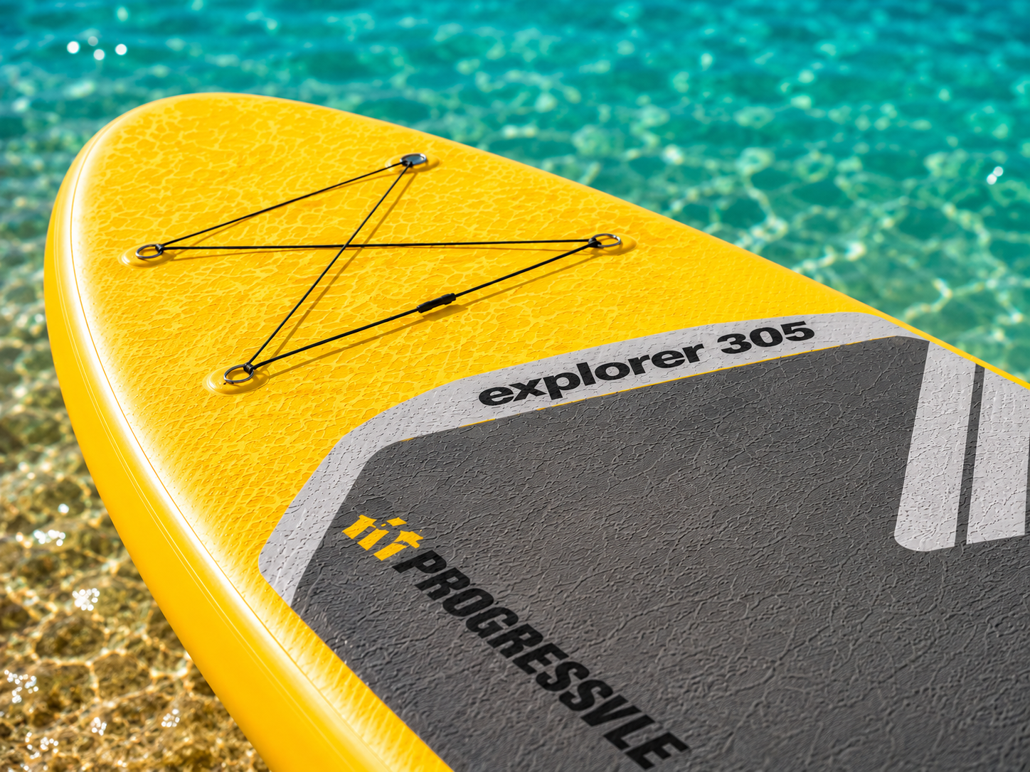 Supboard Progressive Explorer 10 – Paddleboard Set Complet cu Vâslă, Pompă și Rucsac