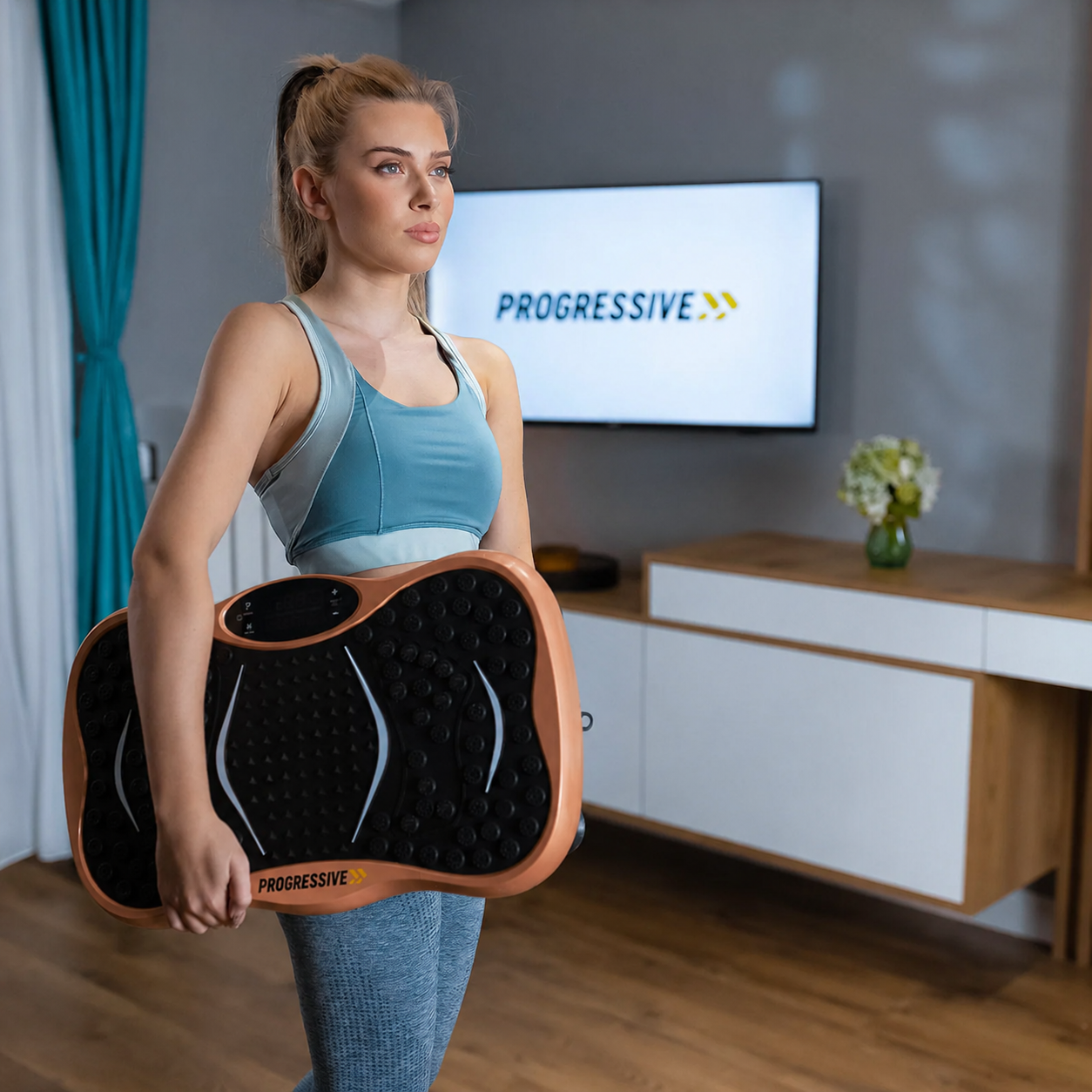 Aparat vibromasaj PROGRESSIVE UltraFit + 5 accesorii