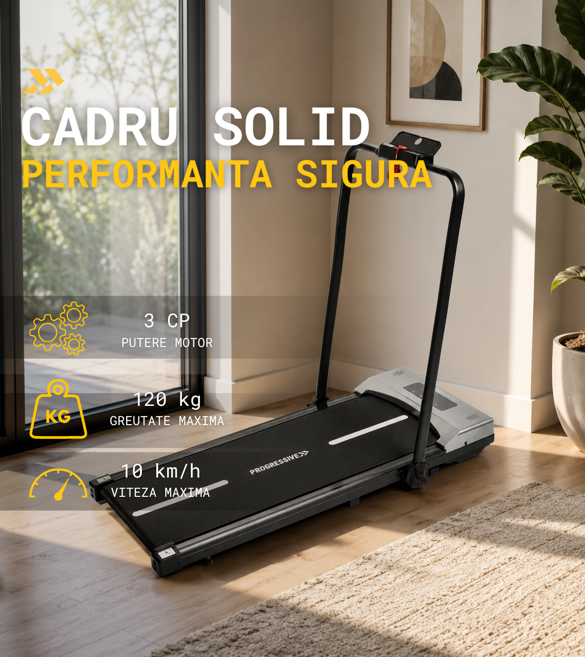 Banda de alergat electrica PROGRESSIVE RUN800W