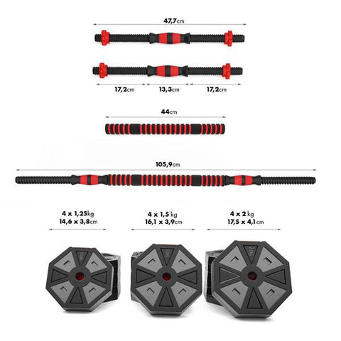 SET HALTERA SI GANTERE HMS SGC20 20 KG SET HALTERA SI GANTERE HMS SGC20 20 KG