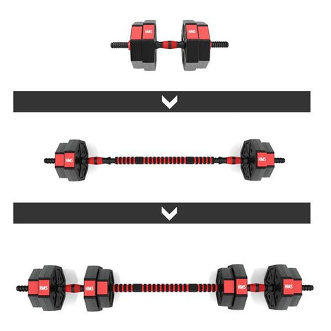 SET HALTERE SI GANTERE HMS SGC15 15 KG SET HALTERE SI GANTERE HMS SGC15 15 KG