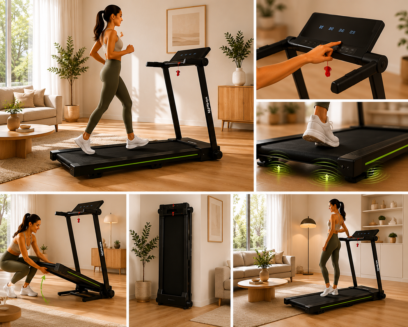 Banda de alergare VirtuFit Run Fit Foldable