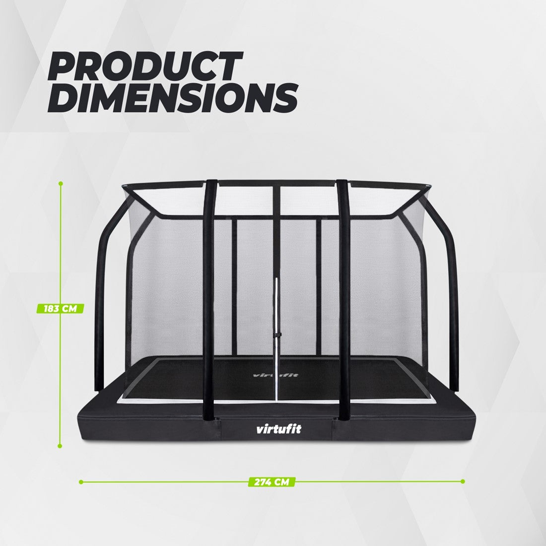 Trambulina Inground VirtuFit Premium- 183 x 274 cm