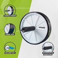 Roata abdominala cu saltea VirtuFit Roata abdominala cu saltea VirtuFit