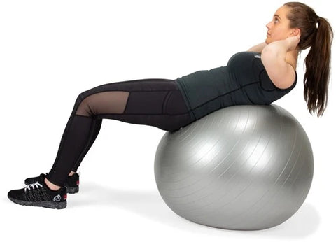 Minge gonflabila fitness cu pompa VirtuFit Anti-Burst Pro - Gri - 75 cm Minge gonflabila fitness cu pompa VirtuFit Anti-Burst Pro - Gri - 75 cm