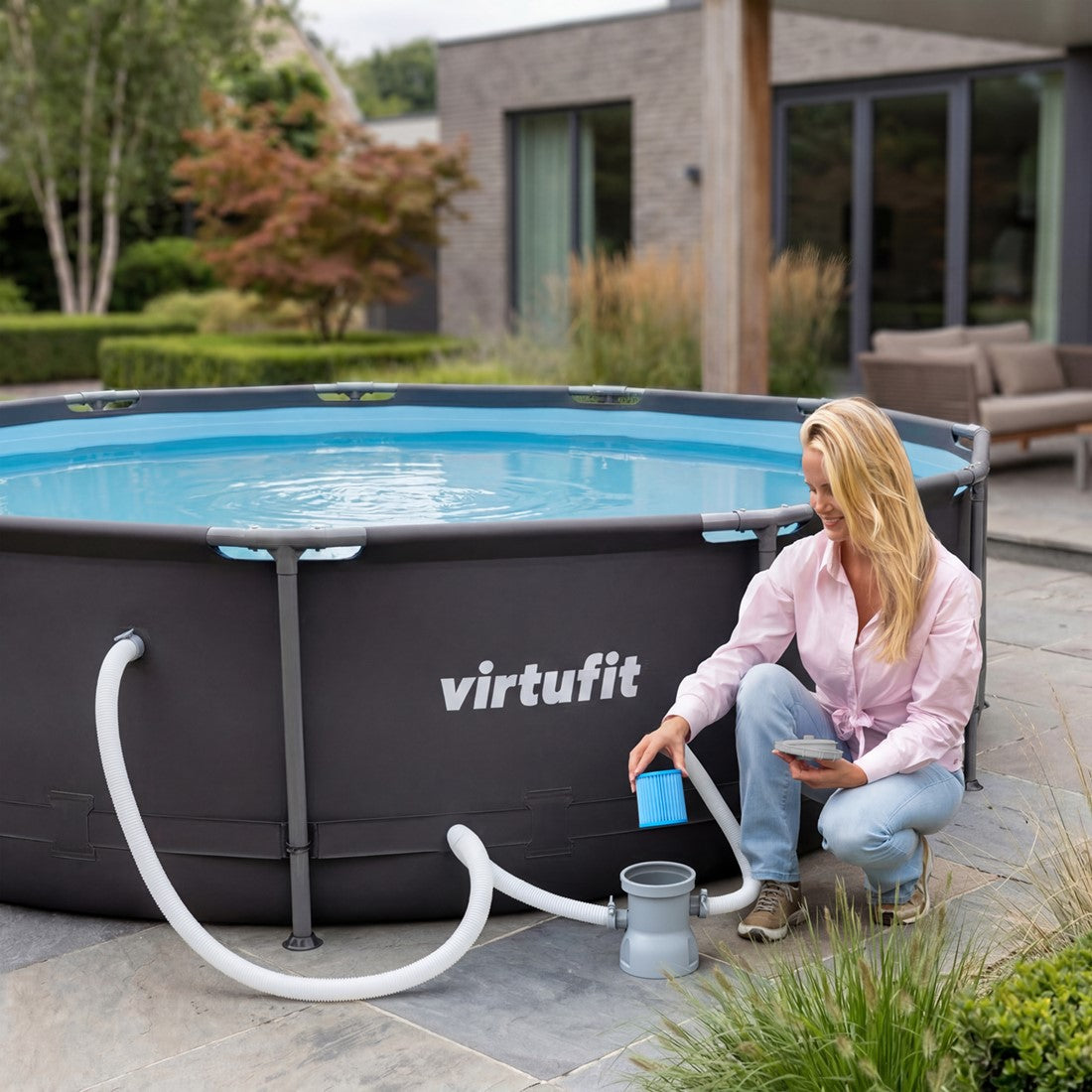 Cartus Antibacterian Filtru Piscina Virtufit