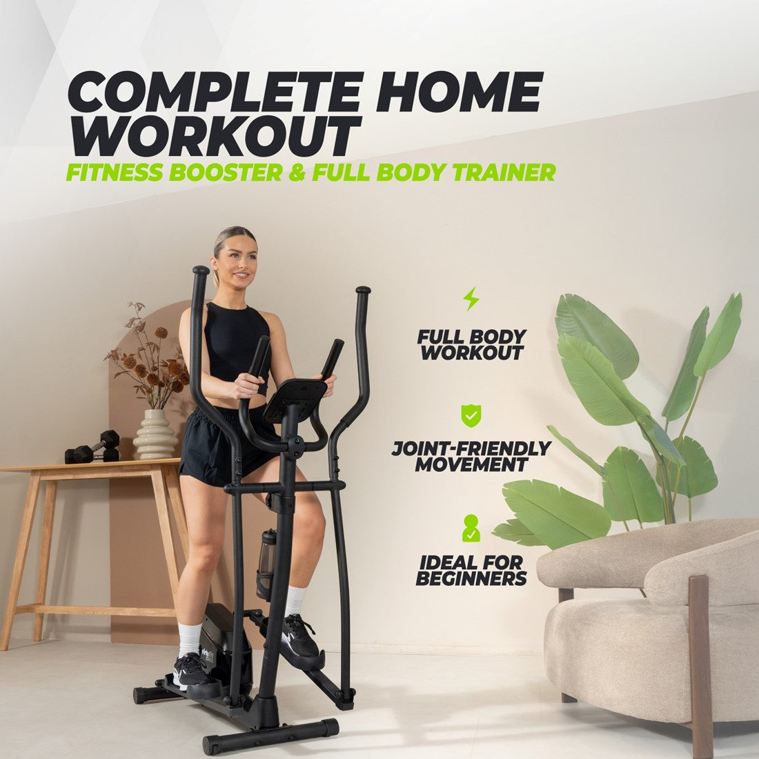 RESIGILAT- Bicicleta eliptica VirtuFit CTR100 (model 2026) cu rezistenta magnetica