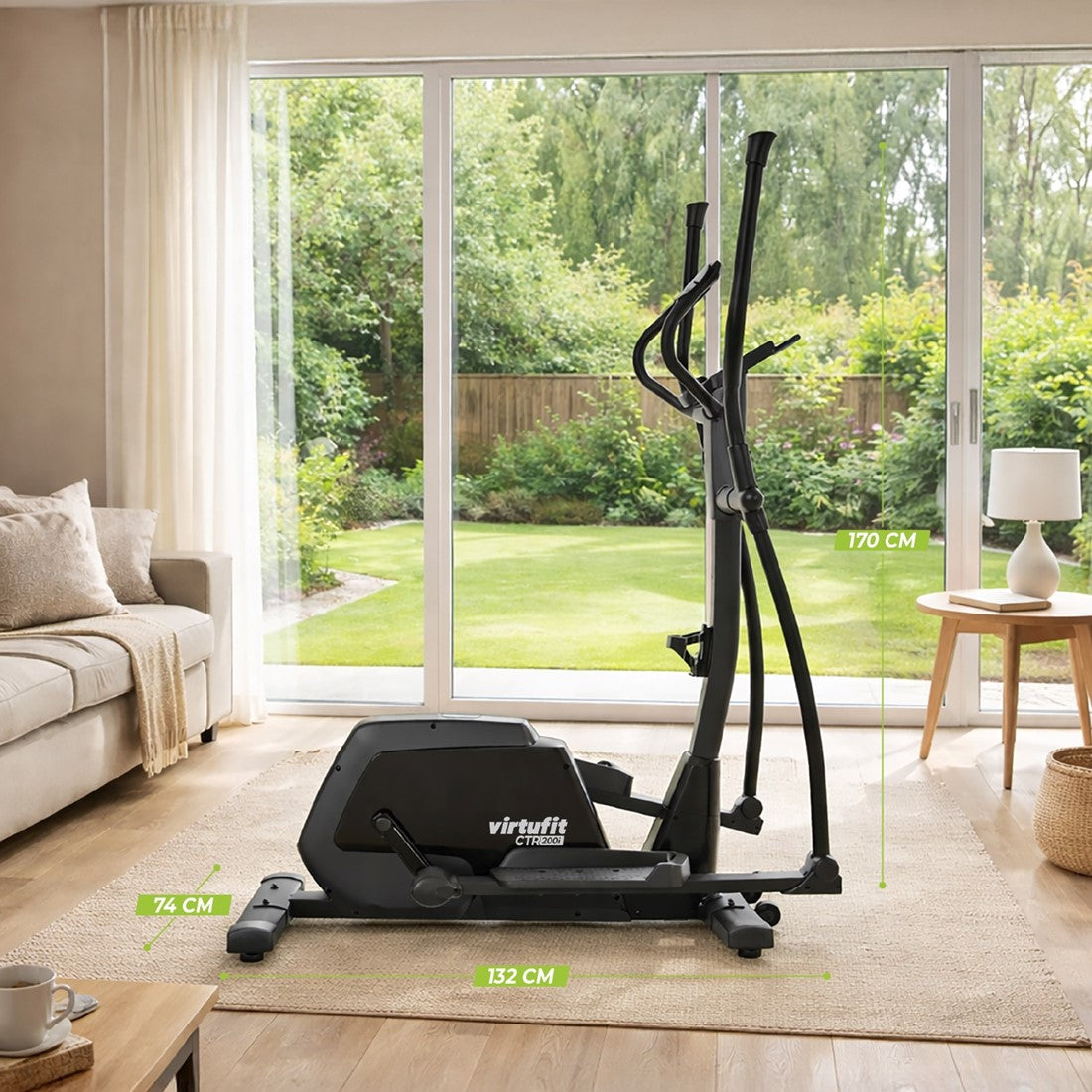 Bicicleta eliptica VirtuFit CTR200i (model 2026) cu rezistenta magnetica