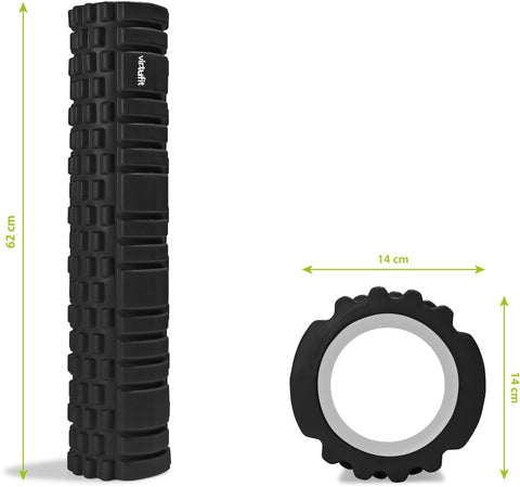 Rola Cilindru Masaj din spuma VirtuFit - 62 cm Rola Cilindru Masaj din spuma VirtuFit - 62 cm