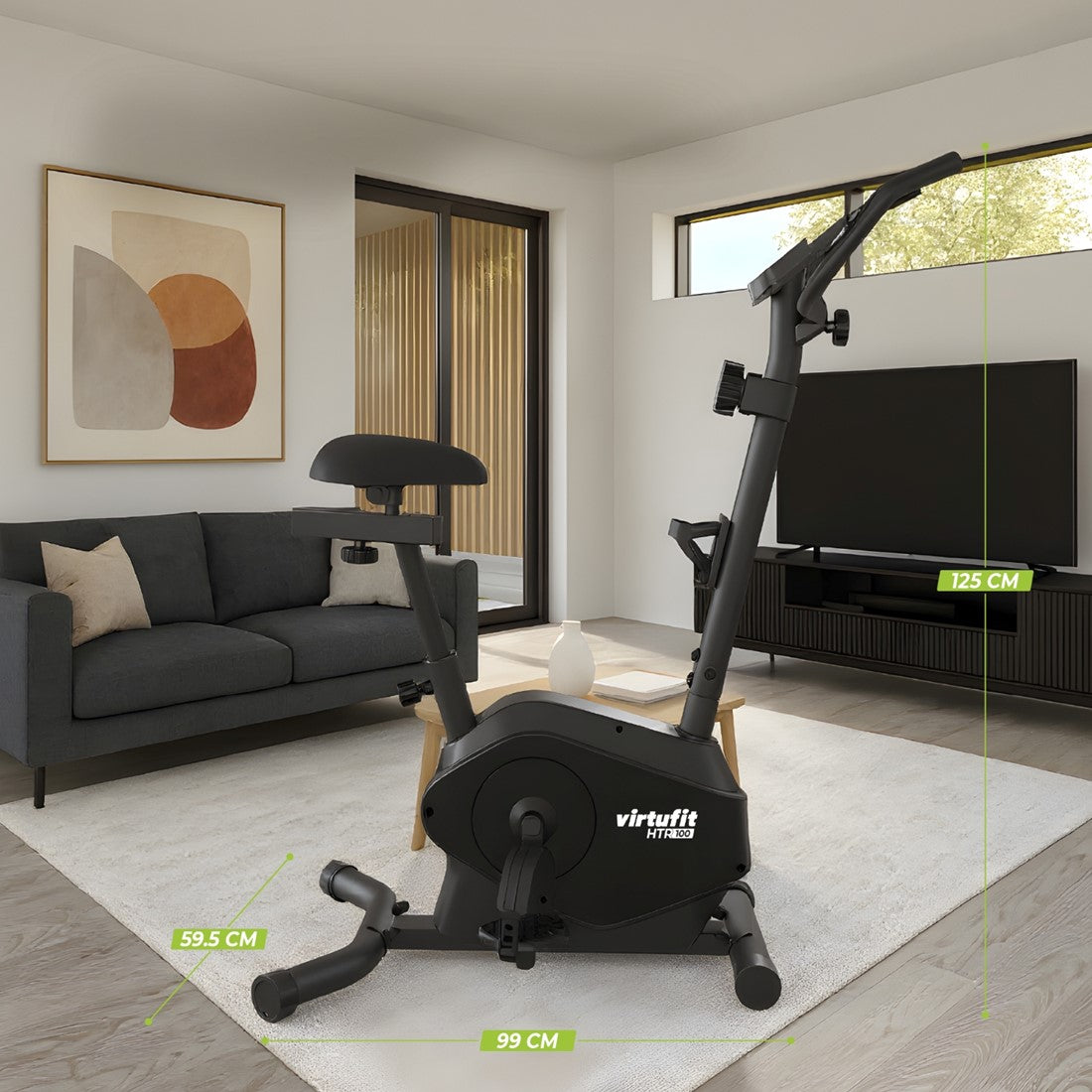Bicicleta de exercitii VirtuFit HTR100 (model 2026) cu rezistenta magnetica