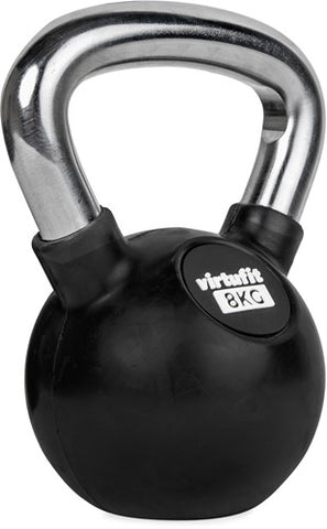 Gantera Kettlebell din cauciuc 8 kg VirtuFit