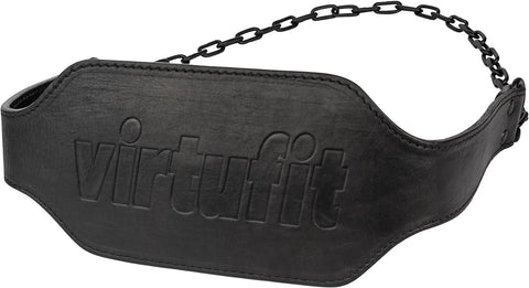 Centura din piele cu lant ridicare greutati VirtuFit Pro