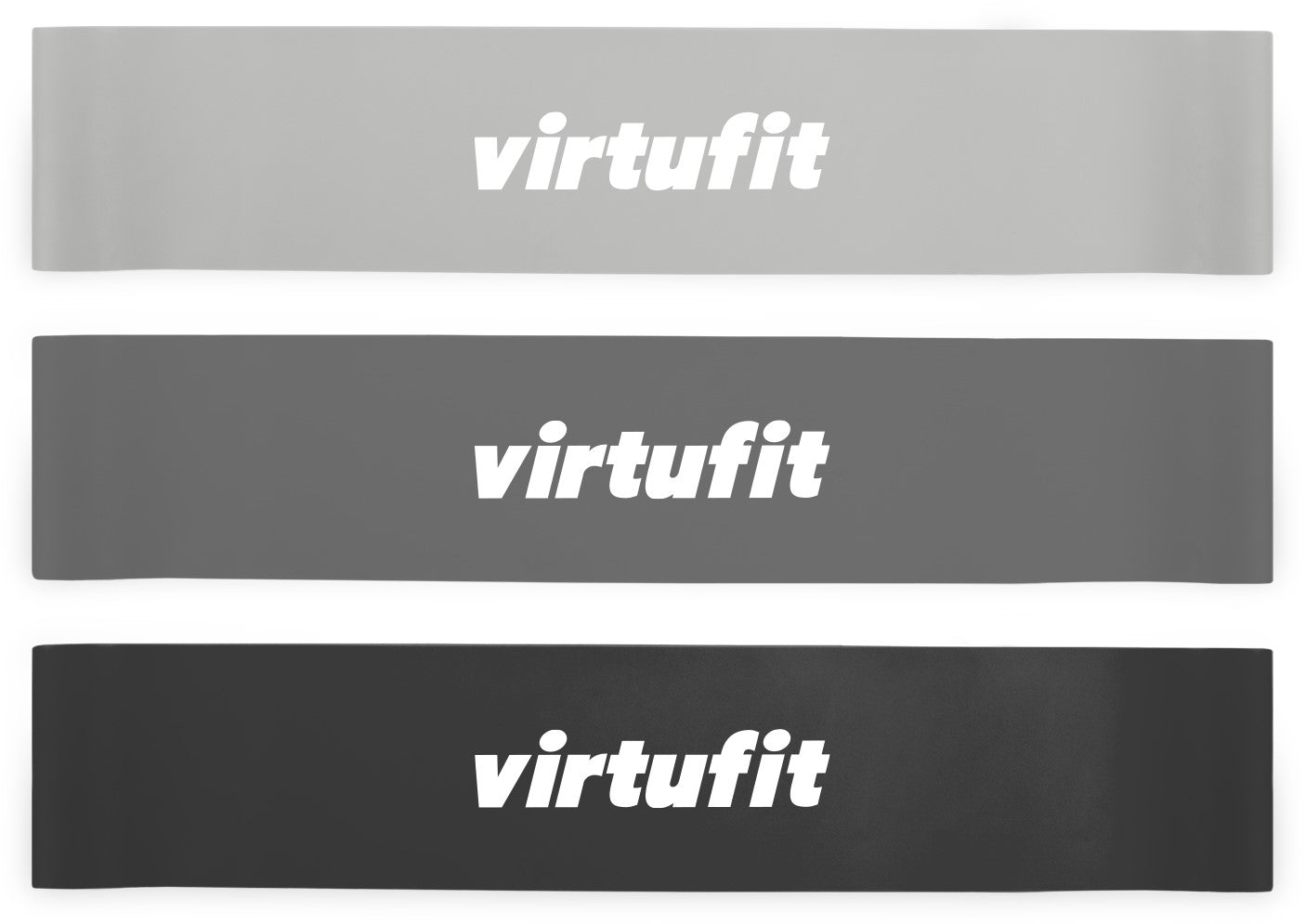 Set benzi elastice de rezistenta pentru antrenament 3 bucati Mini VirtuFit
