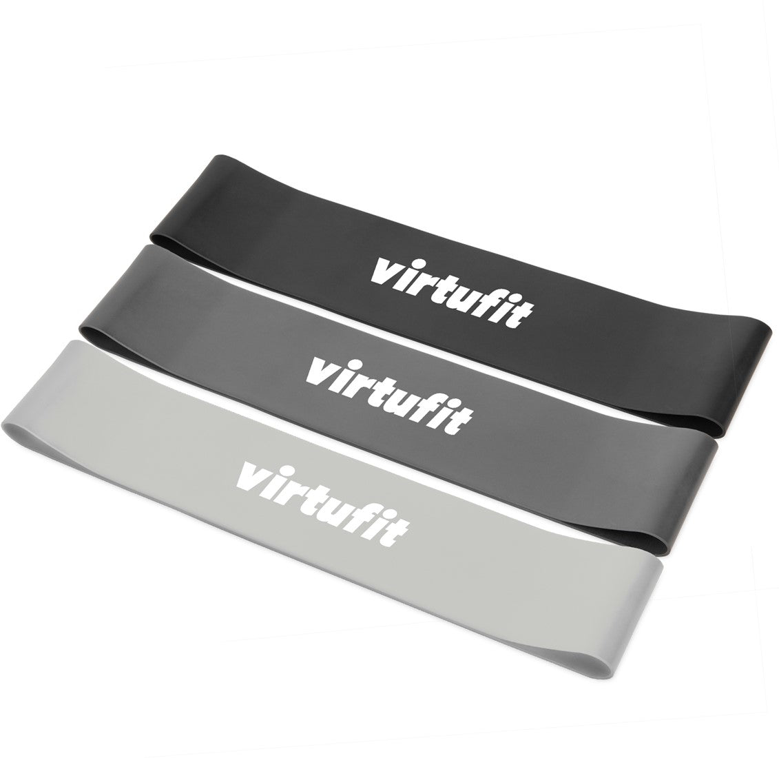 Set benzi elastice de rezistenta pentru antrenament 3 bucati Mini VirtuFit