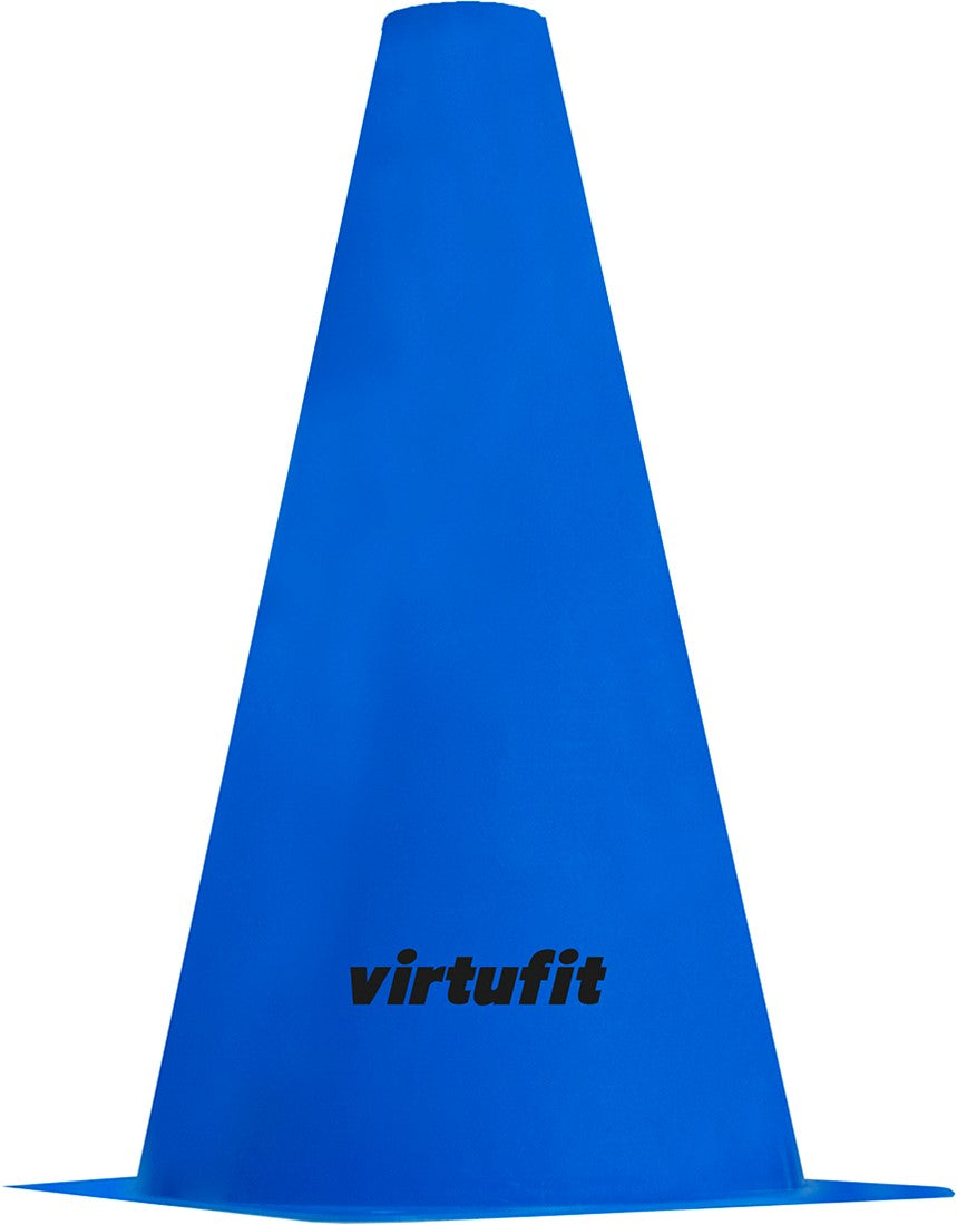 Conuri antrenament VirtuFit-23cm-12buc-Albastru Conuri antrenament VirtuFit-23cm-12buc-Albastru