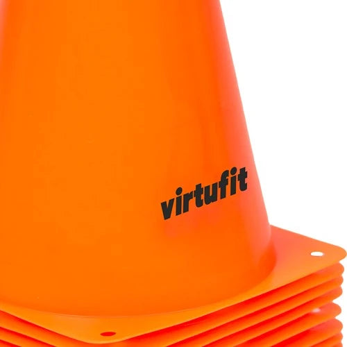 Conuri antrenament VirtuFit-23cm-12buc-Portocaliu Conuri antrenament VirtuFit-23cm-12buc-Portocaliu