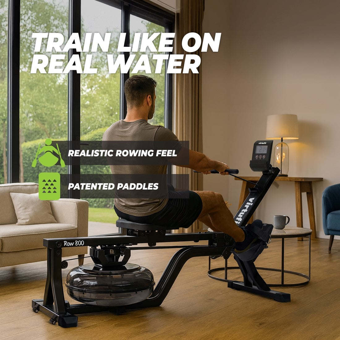 Aparat de vaslit VirtuFit Water Resistance Compact Row 800