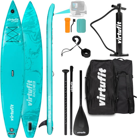 Virtufit Supboard Racer 381 - Turcoaz - Accesorii si Geanta de Transport Incluse