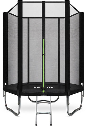 Trambulina Copii de gradina VirtuFit cu plasa de siguranta - negru - 183 cm Trambulina Copii de gradina VirtuFit cu plasa de siguranta - negru - 183 cm