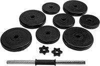 Gantera reglabila VirtuFit Ajustabile Cast Iron - Vinyl - 15 kg