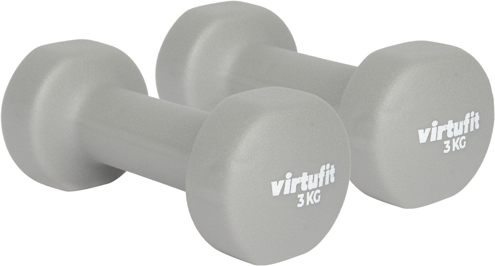 Set Gantere VirtuFit Vinyl Pro 2 x 3 kg- Gri