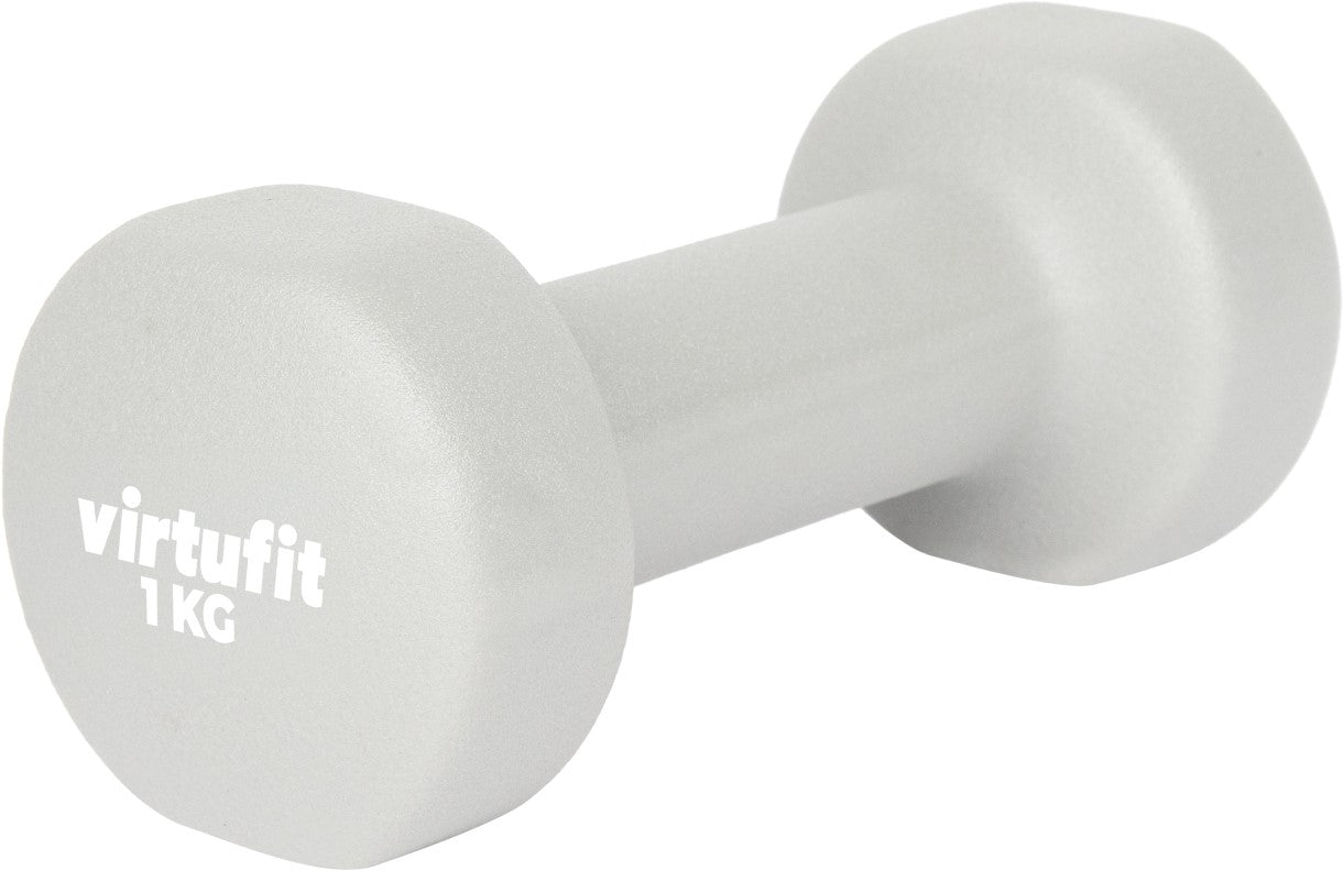 Set Gantera VirtuFit Vinyl Pro - 2 x 1 kg - Gri