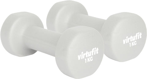 Set Gantera VirtuFit Vinyl Pro - 2 x 1 kg - Gri