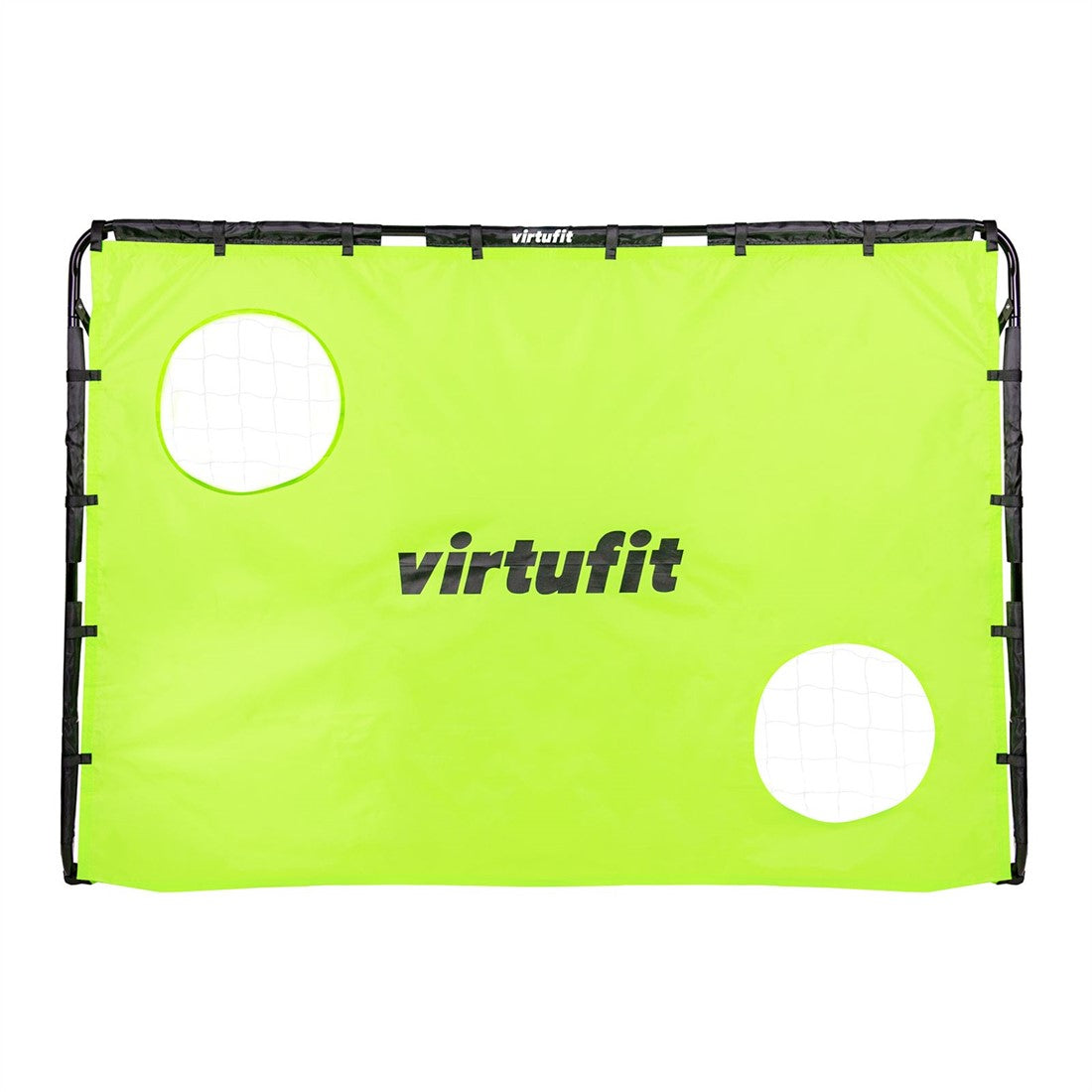 Poarta de fotbal Virtufit cu tinte de antrenament 215 x 150 cm