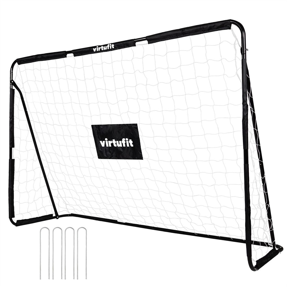 Poarta de fotbal Virtufit cu tinte de antrenament 215 x 150 cm