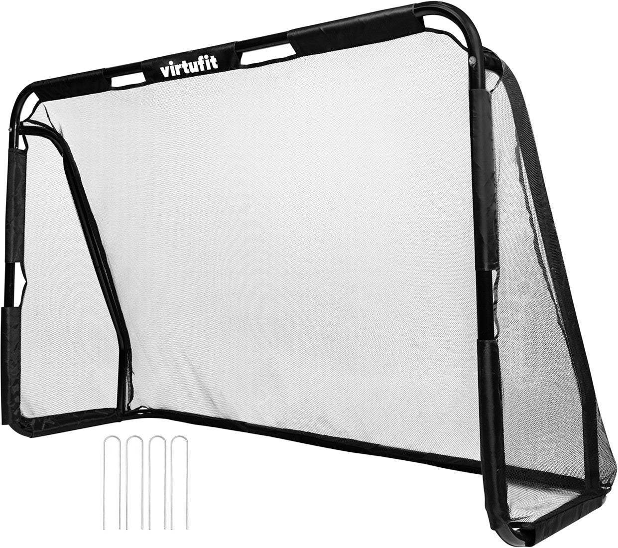 Poarta de fotbal VirtuFit Football Goal cu tinte de antrenament 170 x 110 cm