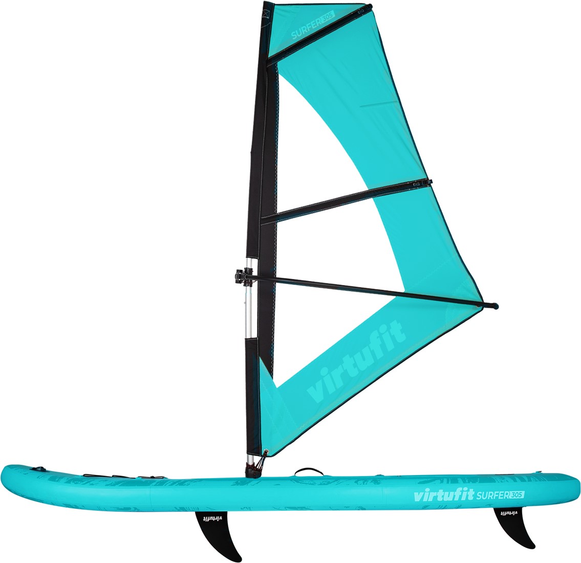 Virtufit Supboard Surfer 305 - Turcoaz - Include Vasle si accesorii