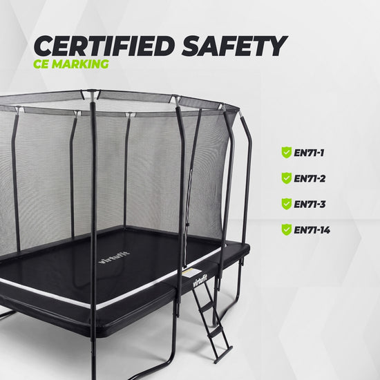 Trambulina copii VirtuFit PREMIUM Dreptunghiulara 244 x 366 cm