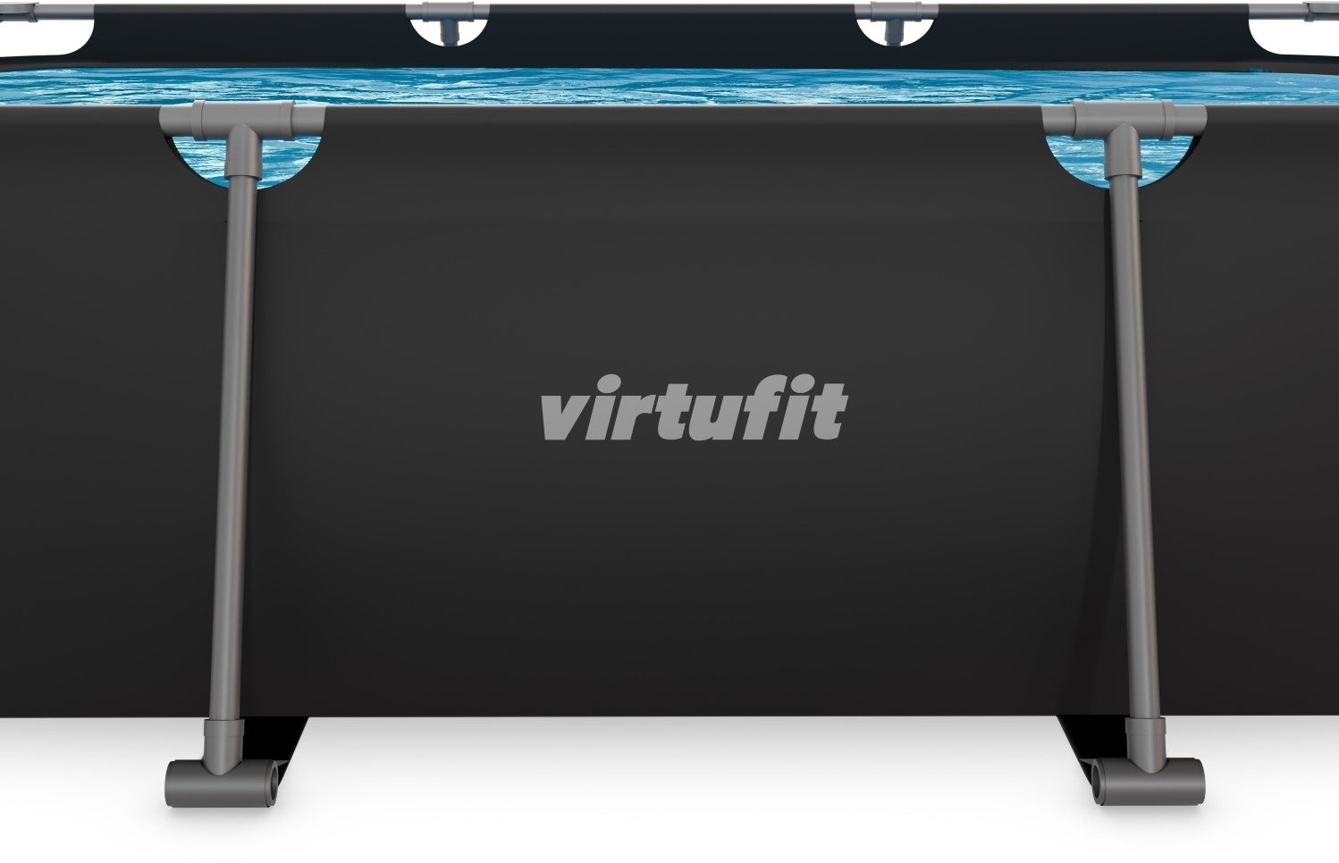 Piscina dreptunghiulara VirtuFit 300 x 210 x 67 cm cu sistem filtrare inclus si cadru metalic