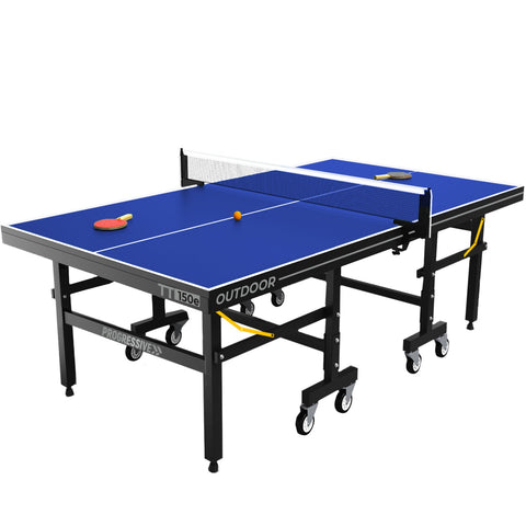 Masa ping pong PROGRESSIVE Flip TT 150e ALBASTRA (Resigilat) Masa ping pong PROGRESSIVE Flip TT 150e ALBASTRA (Resigilat)