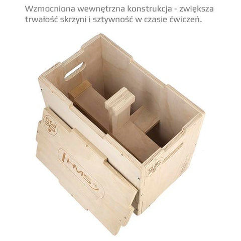 Cutie Pliometrica HMS DSC04 50x40x30 cm Cutie Pliometrica HMS DSC04 50x40x30 cm