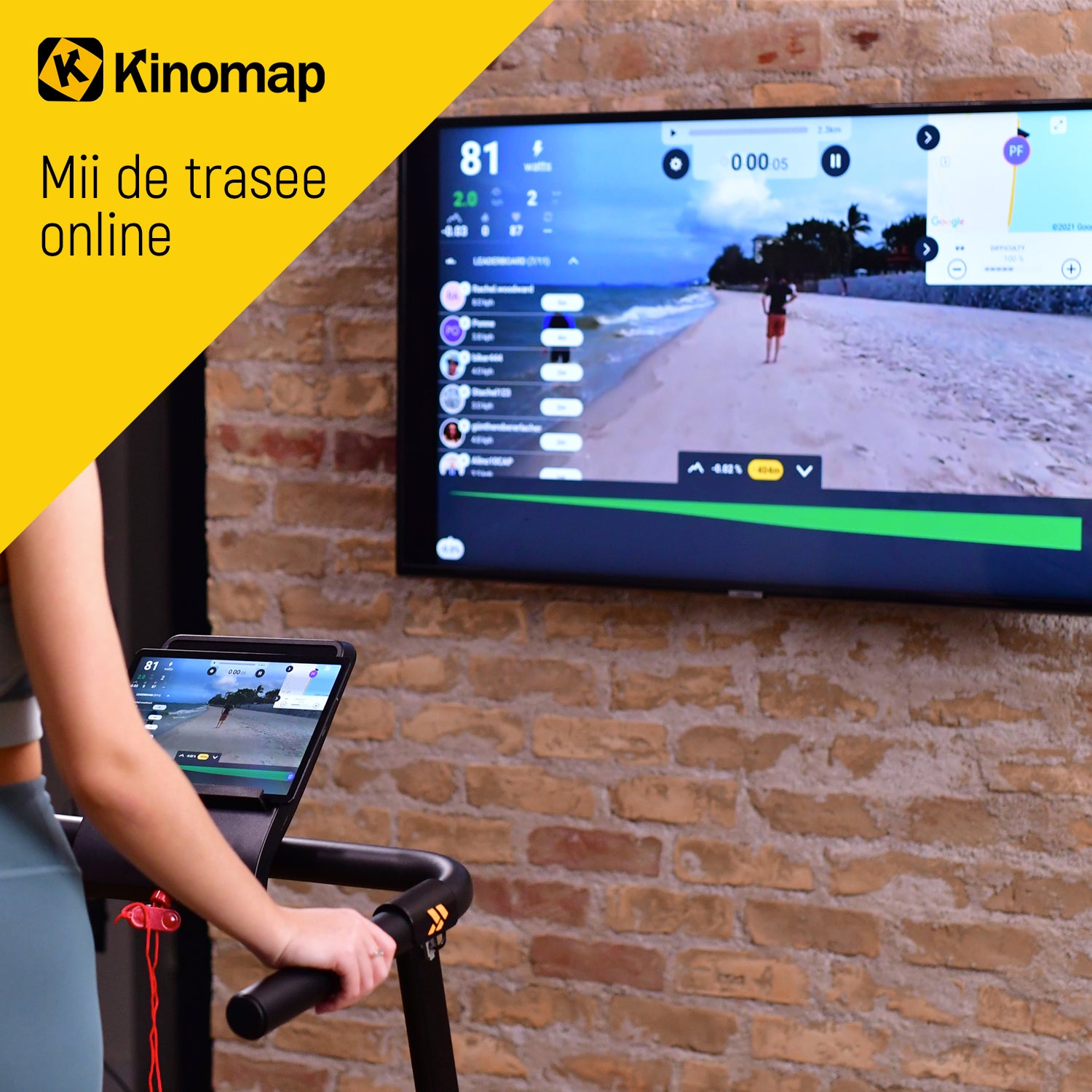 progressive sports aplicatie fitness Kinomap run2000 progressive sports aplicatie fitness Kinomap run2000
