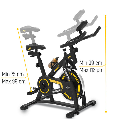 progressive sports reglare ghidon bicicleta fitness, tija sa reglabila