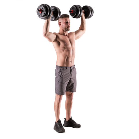 Set gantera HMS SGX140 6 in 1 cu doua Kettlebells Set gantera HMS SGX140 6 in 1 cu doua Kettlebells