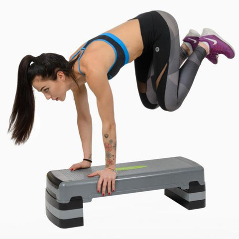 Stepper aerobic 3 niveluri HMS AS005 (gri-negru) Stepper aerobic 3 niveluri HMS AS005 (gri-negru)