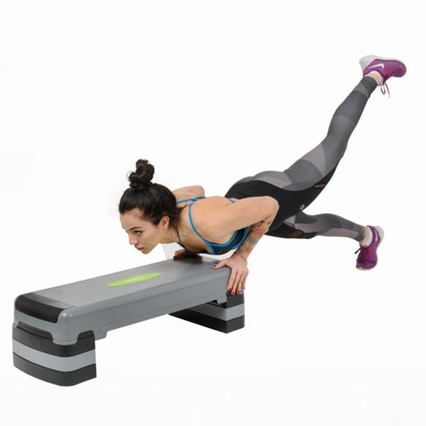 Stepper aerobic 3 niveluri HMS AS005 (gri-negru) Stepper aerobic 3 niveluri HMS AS005 (gri-negru)